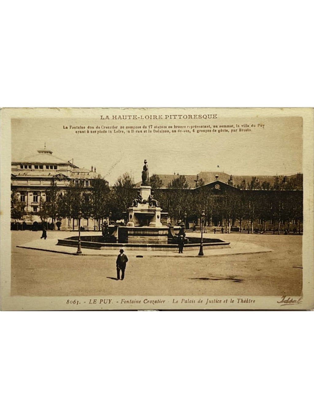 Recto de la carte postale