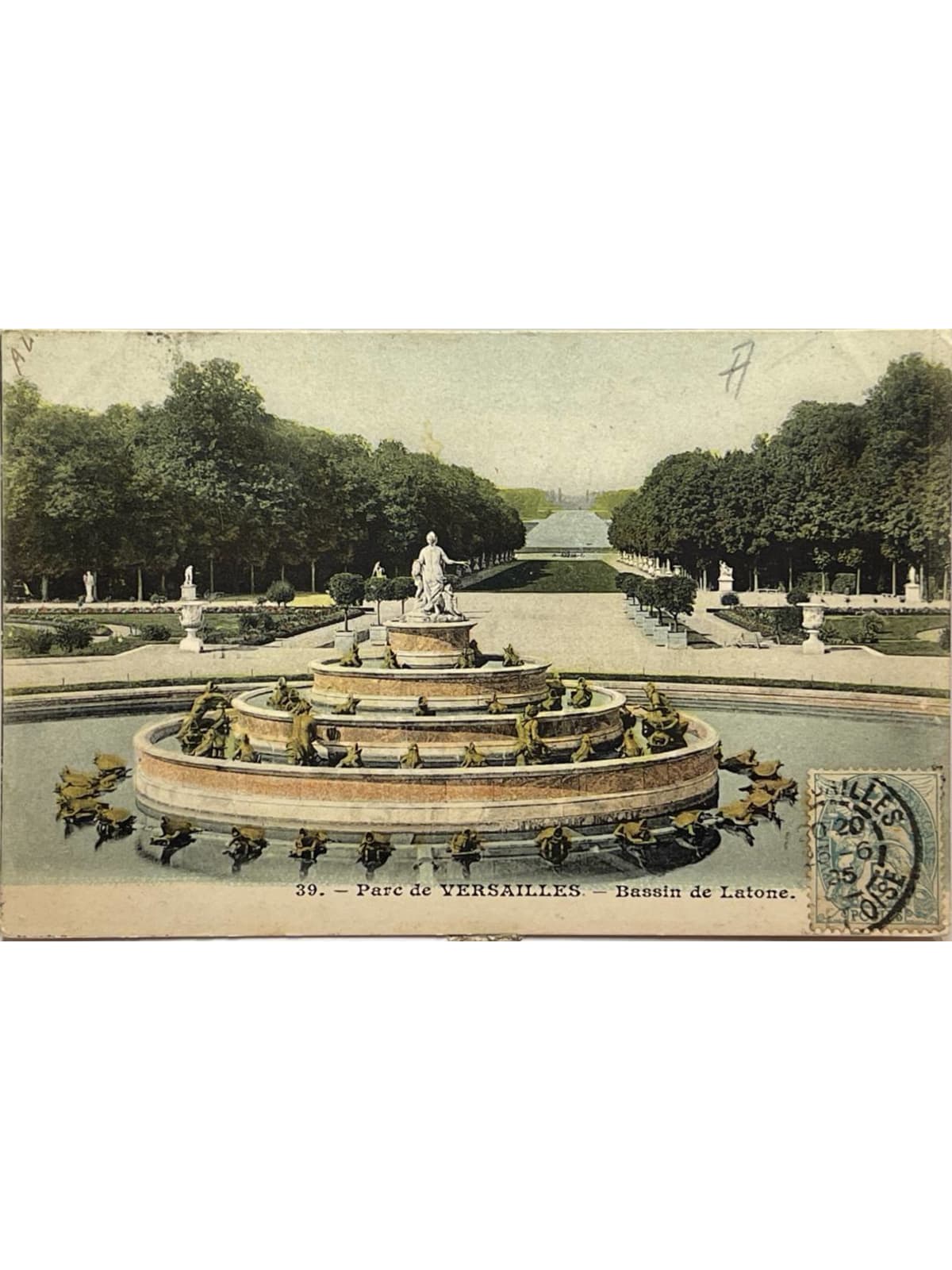 Recto de la carte postale