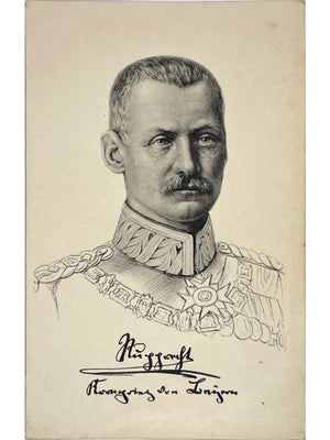 Rupprecht de Bavière, prince héritier en uniforme – CPA Stengel n° 49125