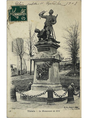 Thiais – Le Monument de 1870 – CPA B.F. Paris n°2