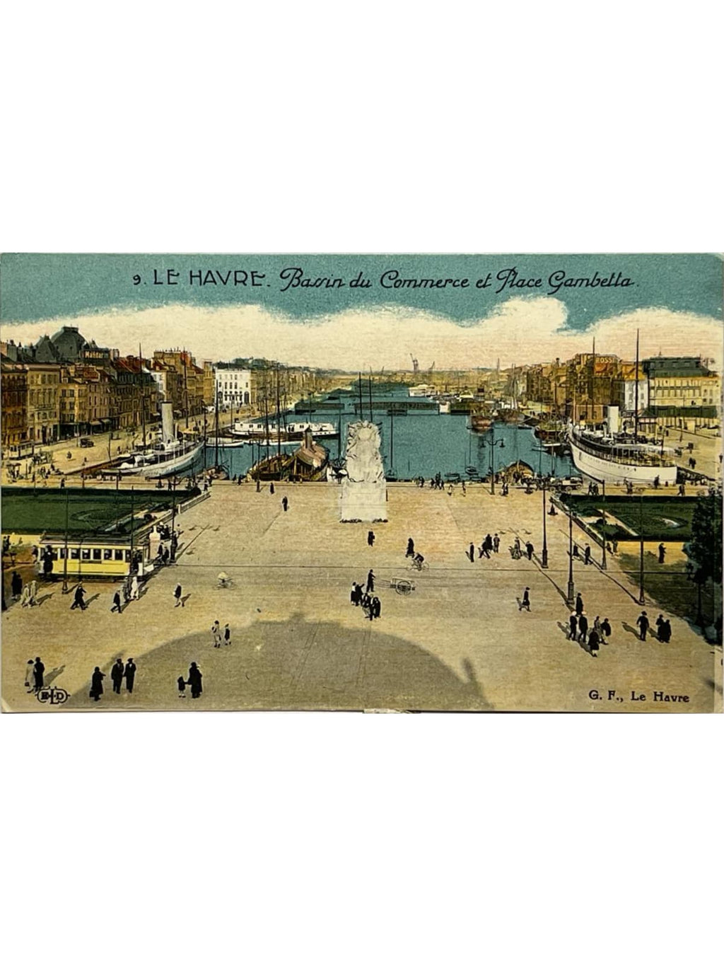 Recto de la carte postale