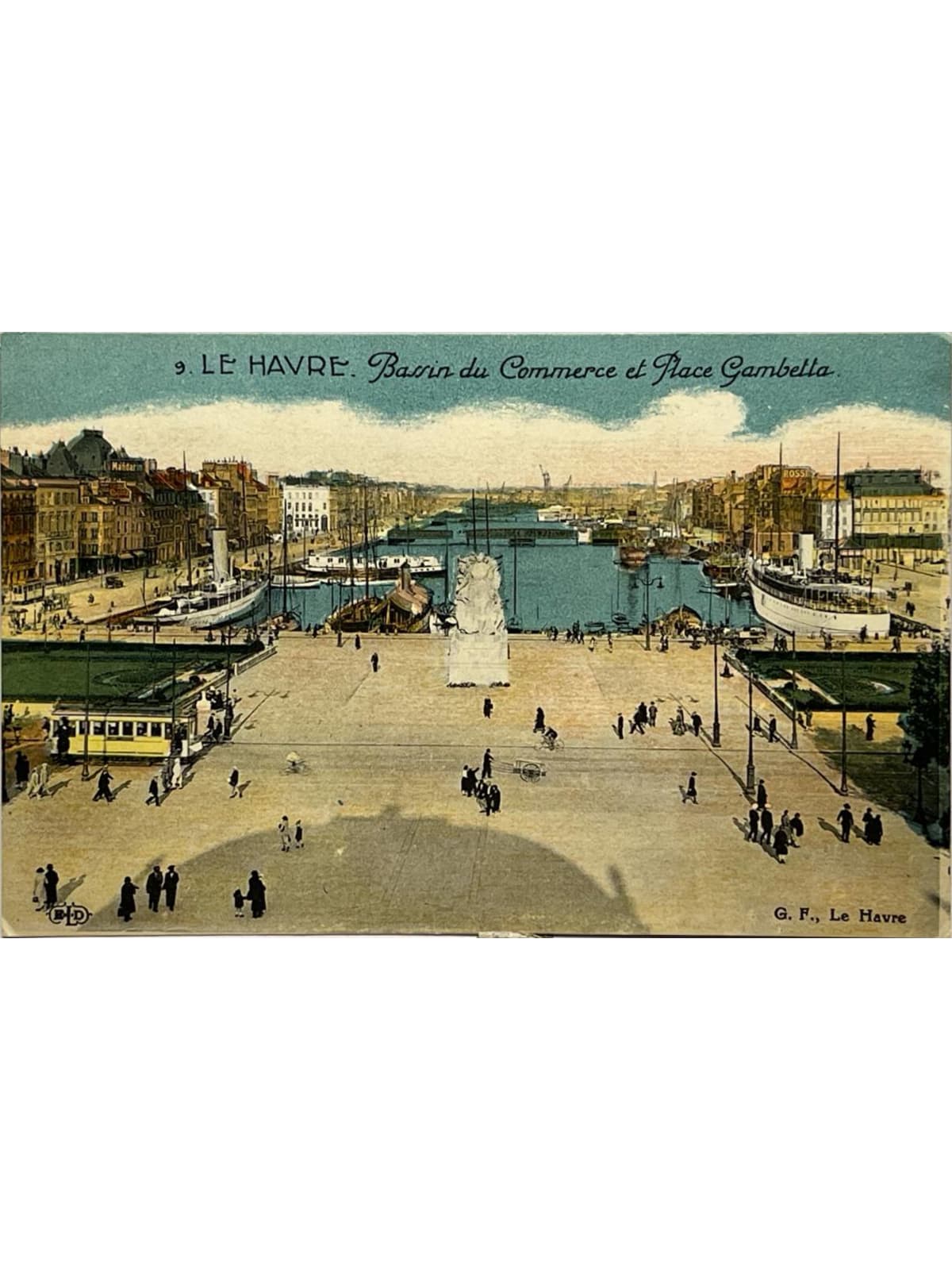 Recto de la carte postale
