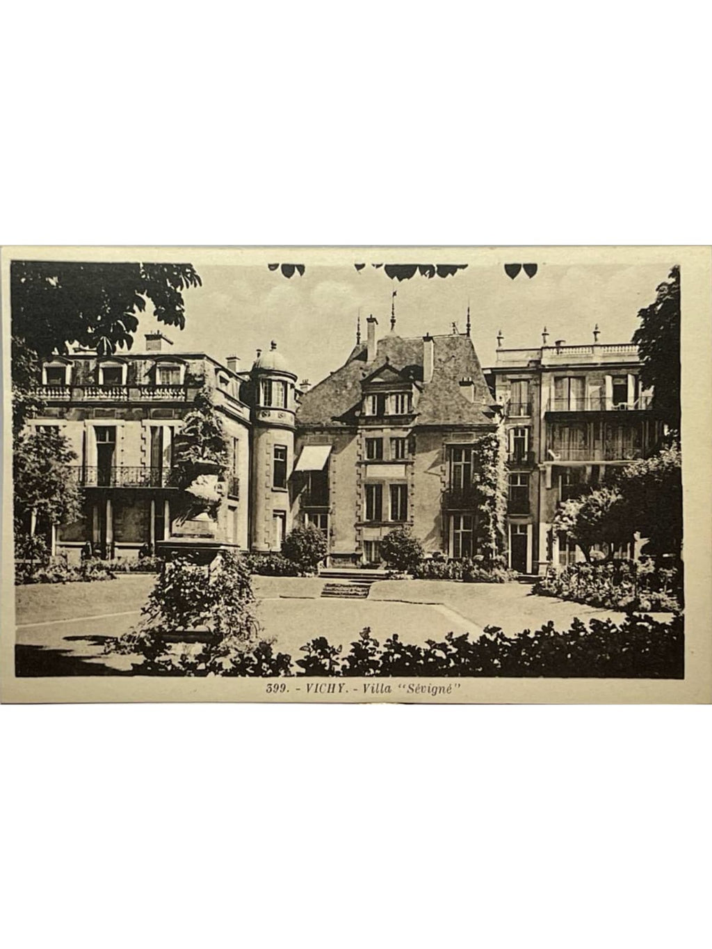 Recto de la carte postale