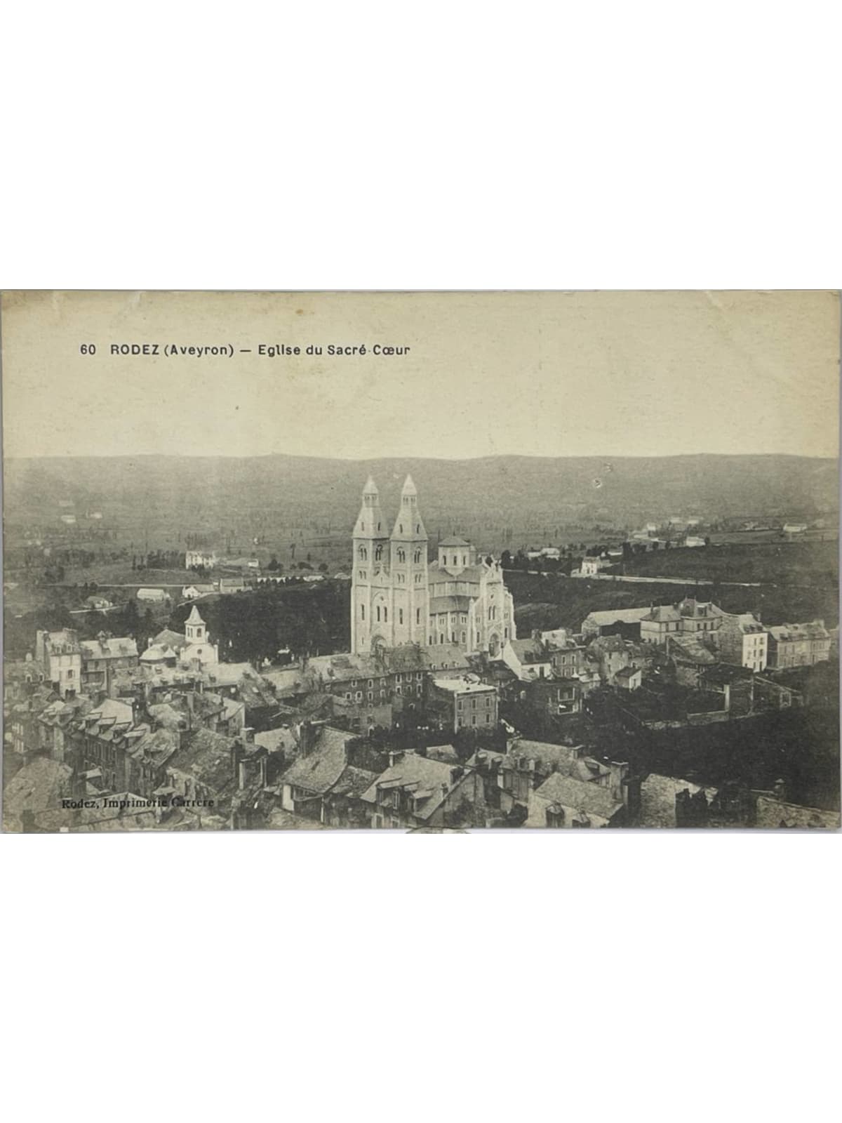 Recto de la carte postale