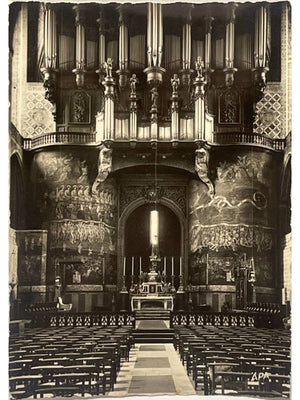 Carte postale – Albi – Basilique Sainte-Cécile, intérieur et autel – APA-Poux n° 31