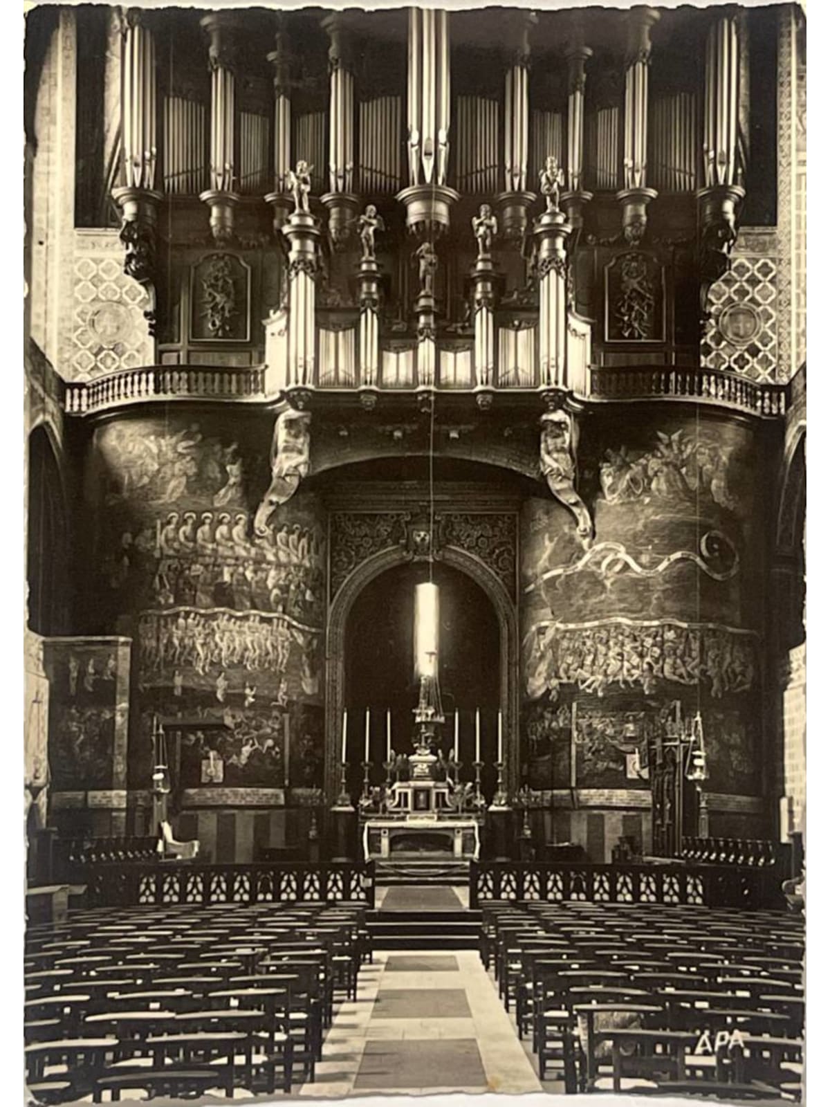Recto de la carte postale