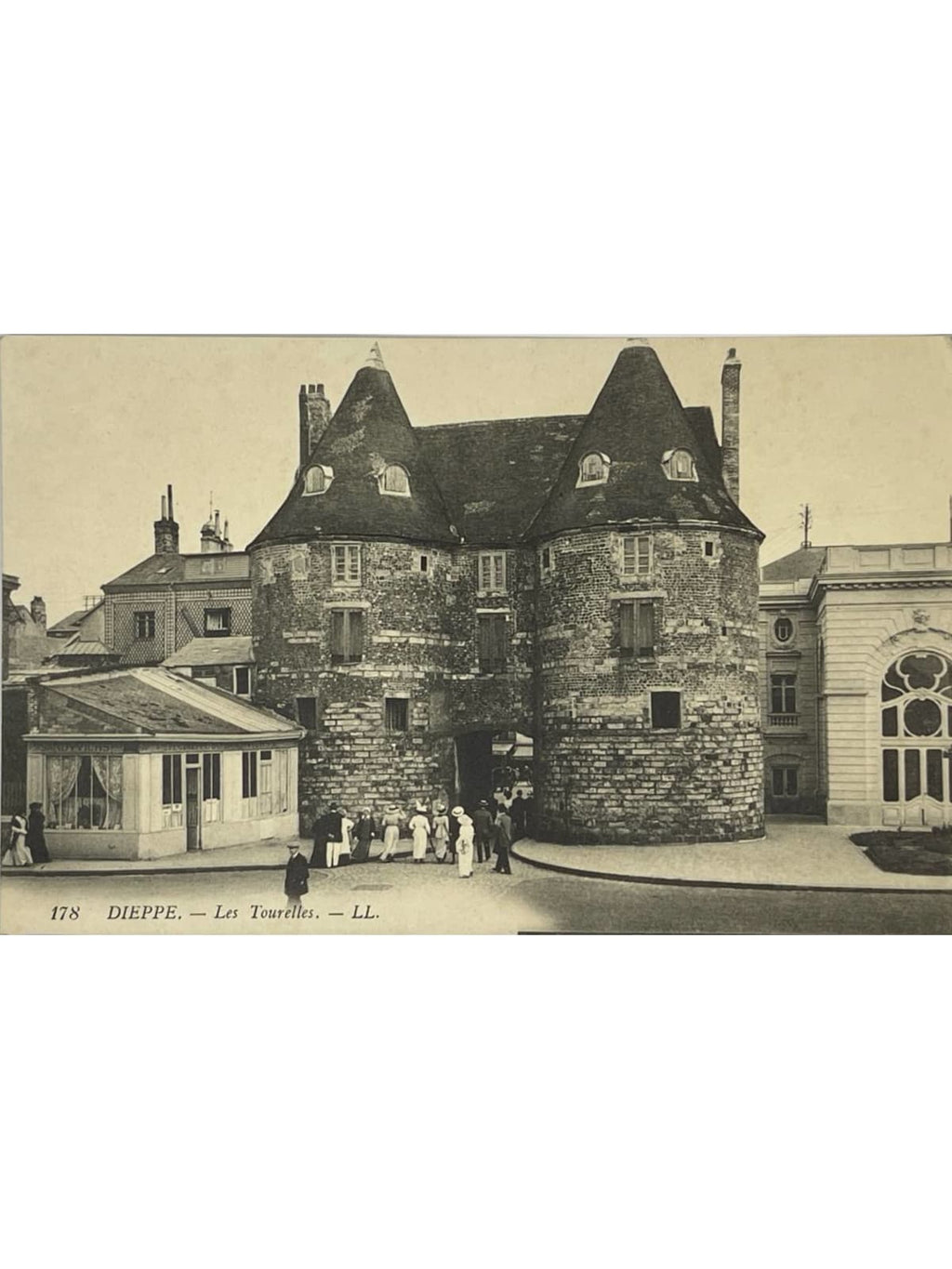 Recto de la carte postale