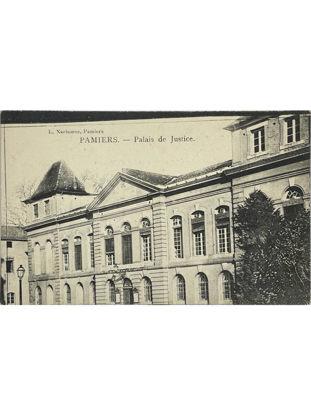 Recto de la carte postale