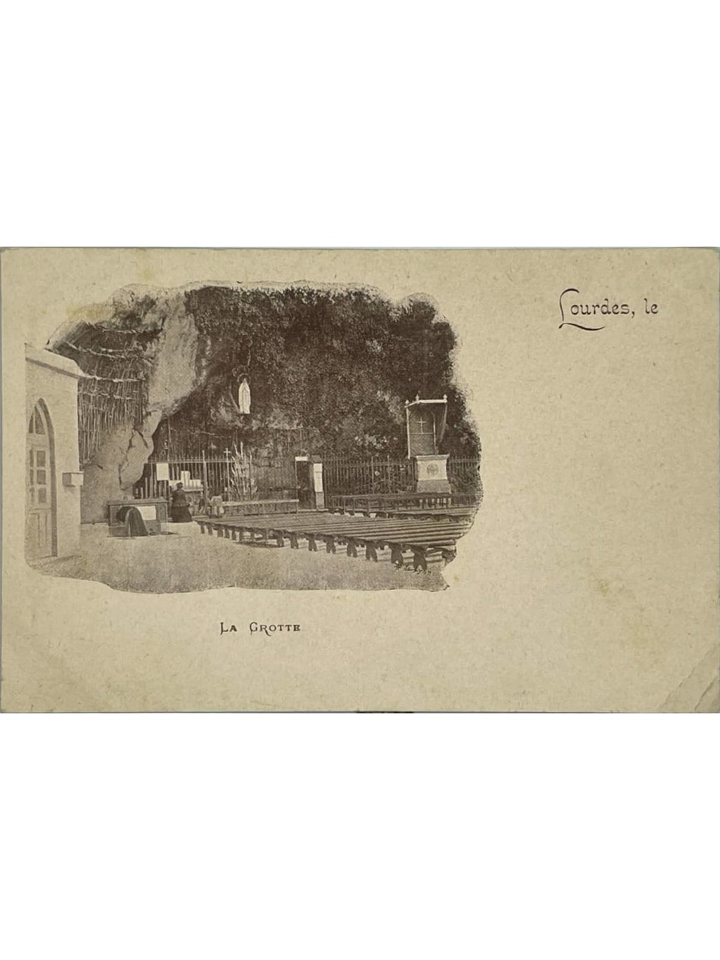 Recto de la carte postale