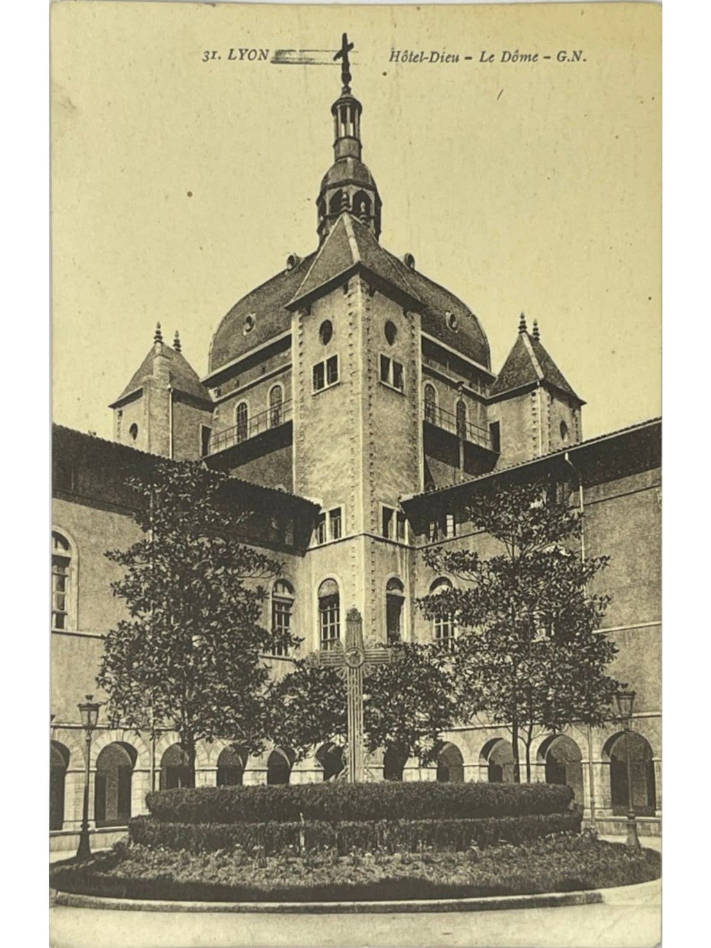 Recto de la carte postale