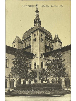 Lyon – Hôtel-Dieu et le Dôme – CPA ancienne n°31 G.N.