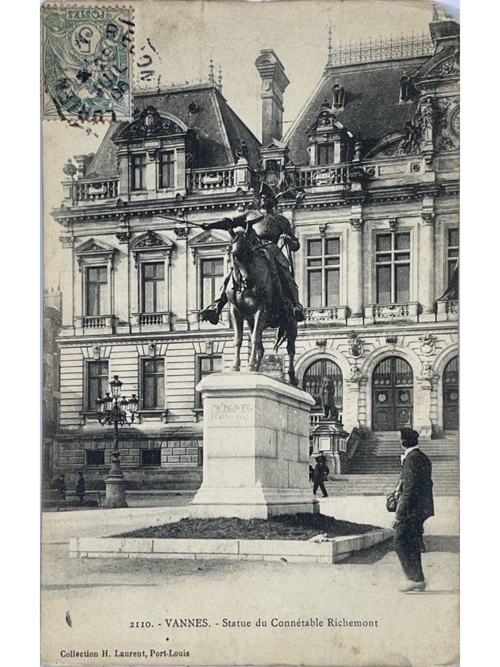 Recto de la carte postale