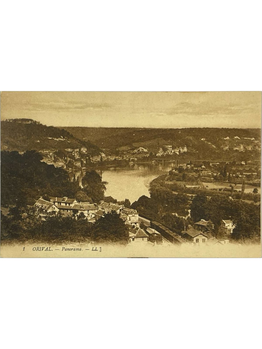 Recto de la carte postale