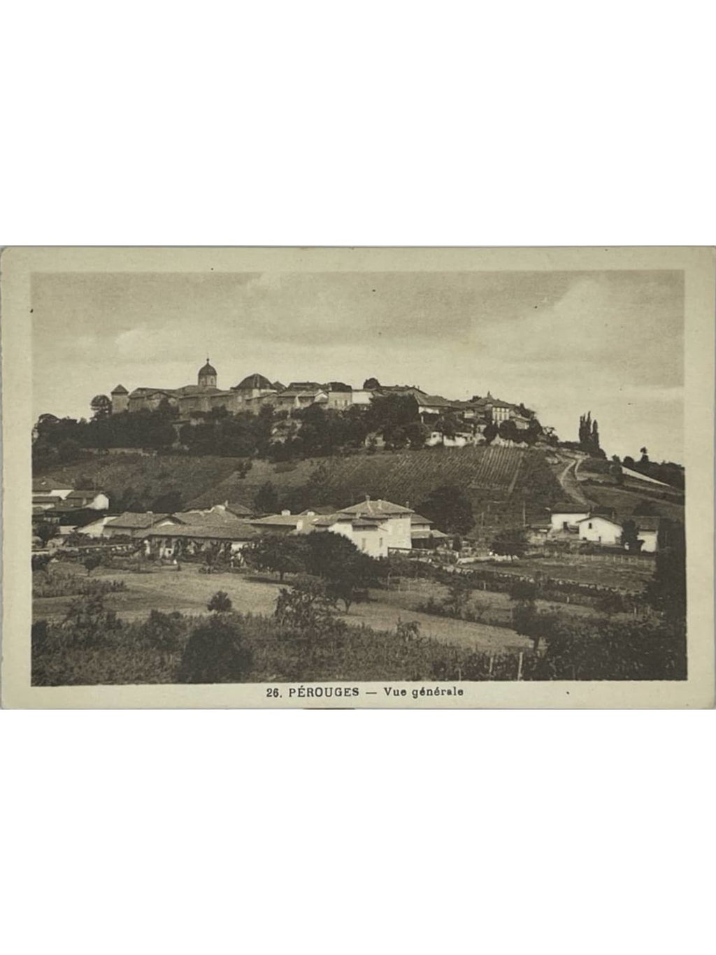 Recto de la carte postale