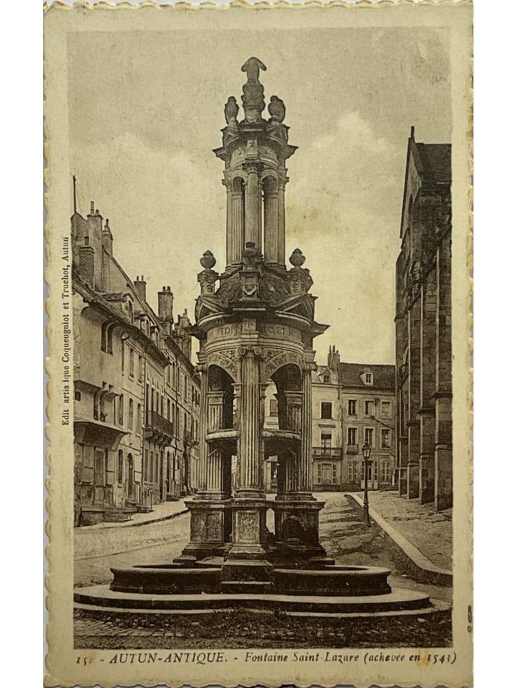 Recto de la carte postale