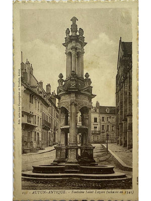 Carte postale – Autun – Fontaine Saint-Lazare – Autun-Antique n°15