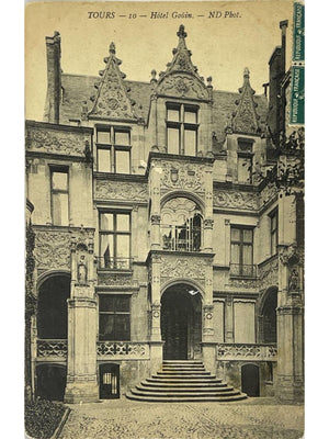 Tours – Hôtel Goüin, façade Renaissance – CPA N.D. Phot. n° 10
