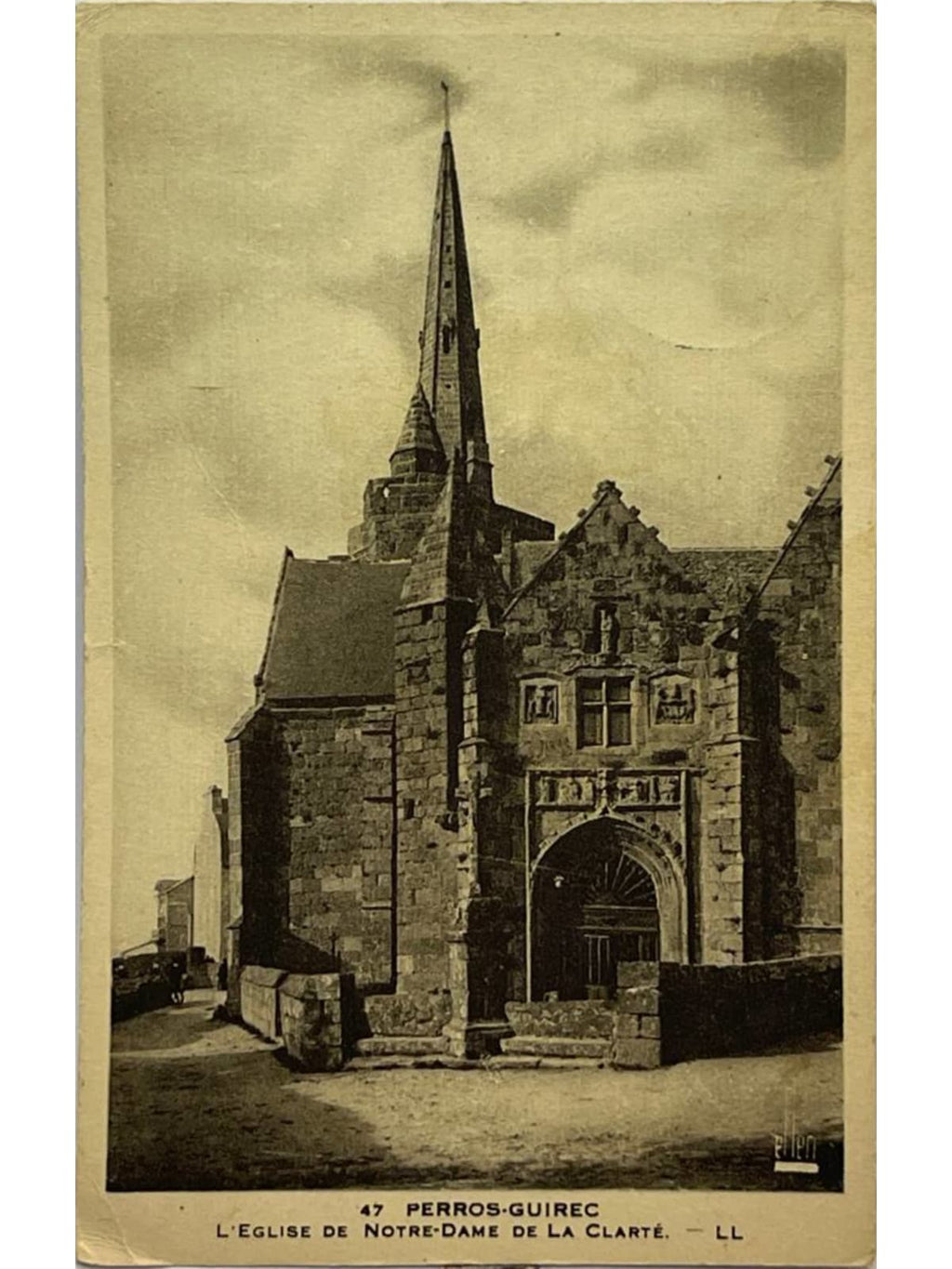 Recto de la carte postale
