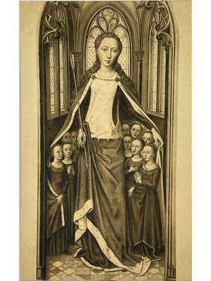 Carte postale – Bruges – Hans Memling – Châsse de sainte Ursule, Hôpital Saint-Jean