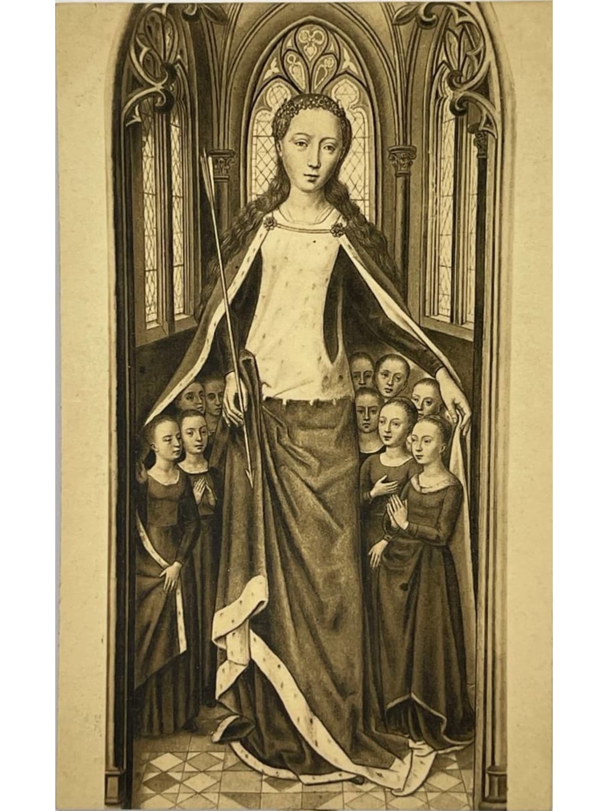 Recto de la carte postale