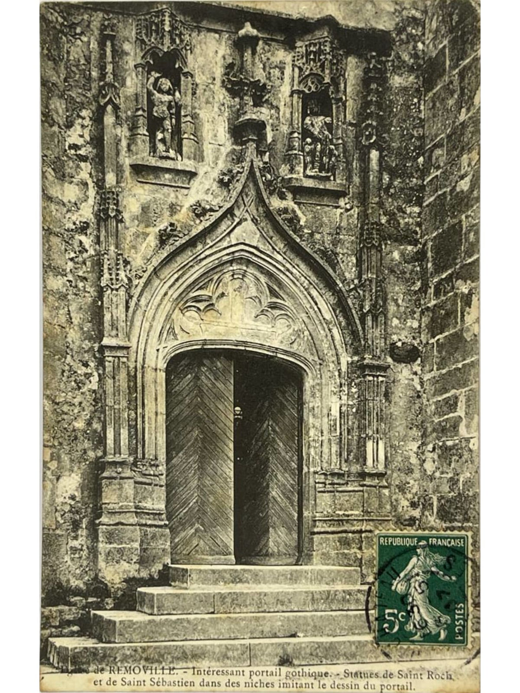 Recto de la carte postale