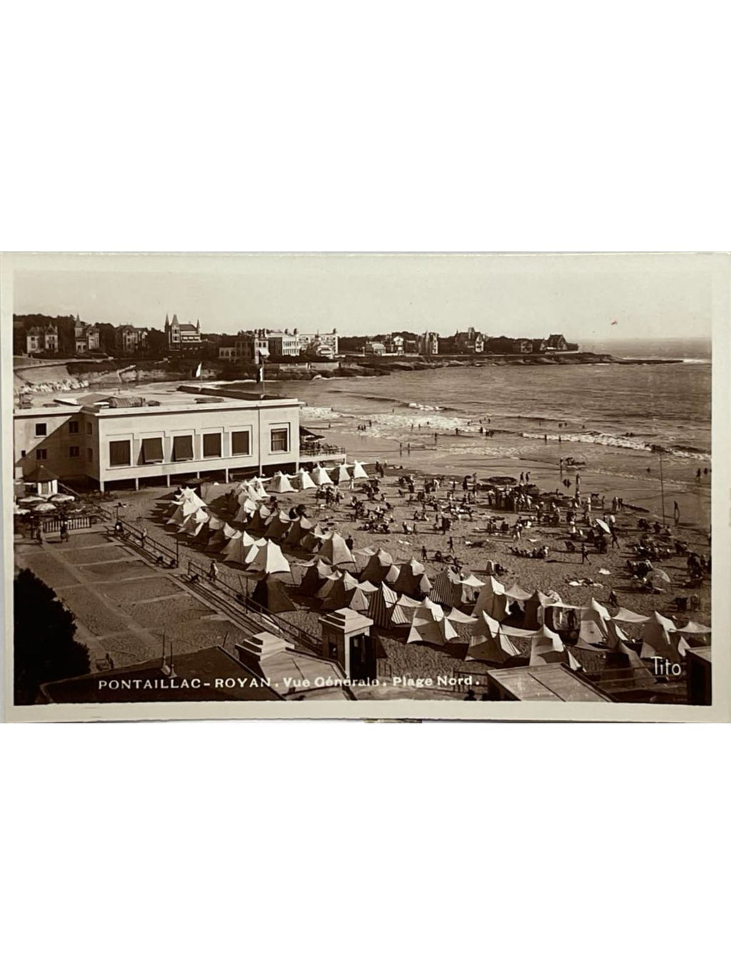 Recto de la carte postale