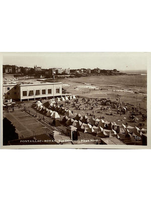 Carte postale – Royan-Pontaillac – Vue générale de la plage Nord animée