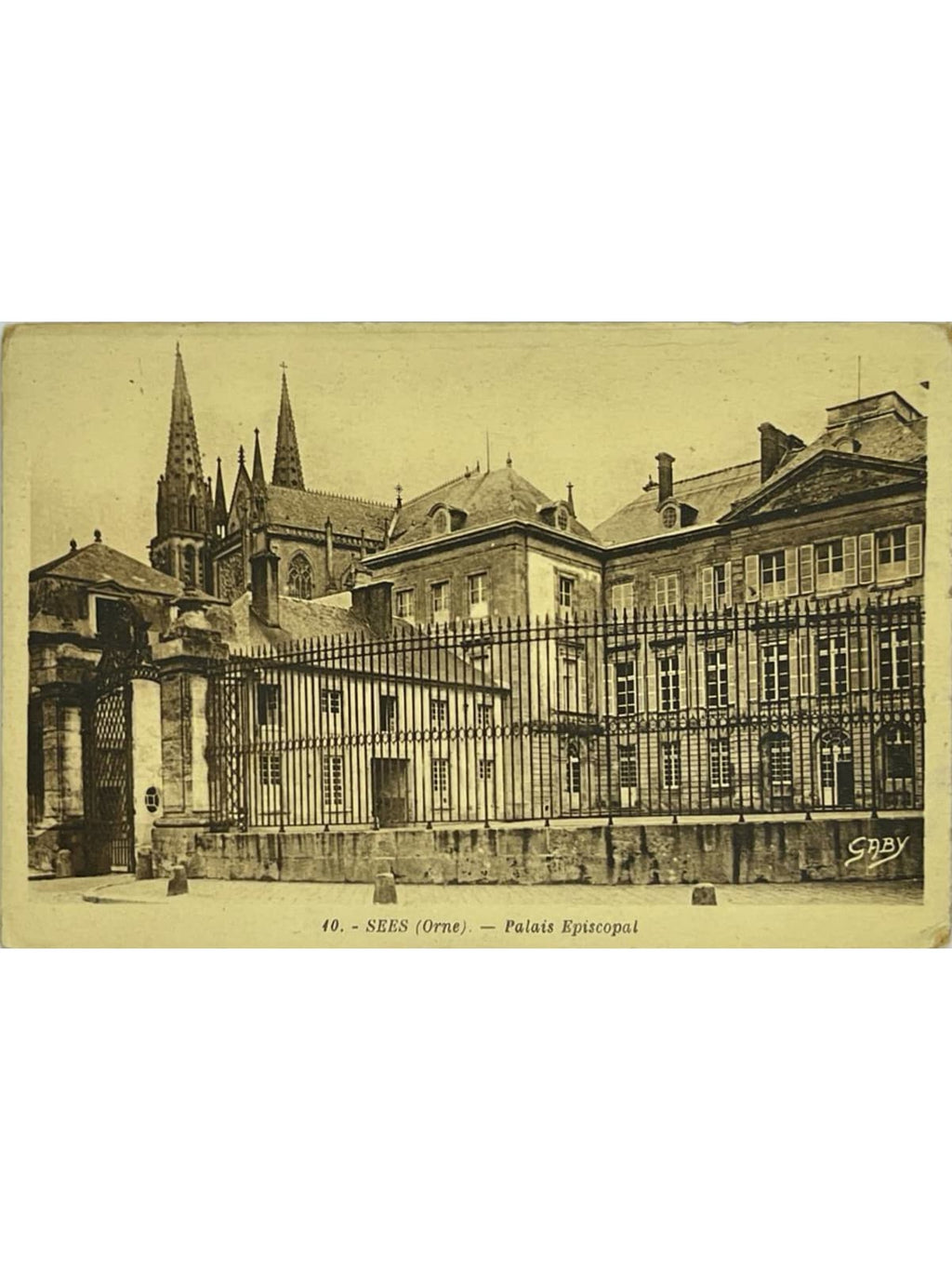 Recto de la carte postale