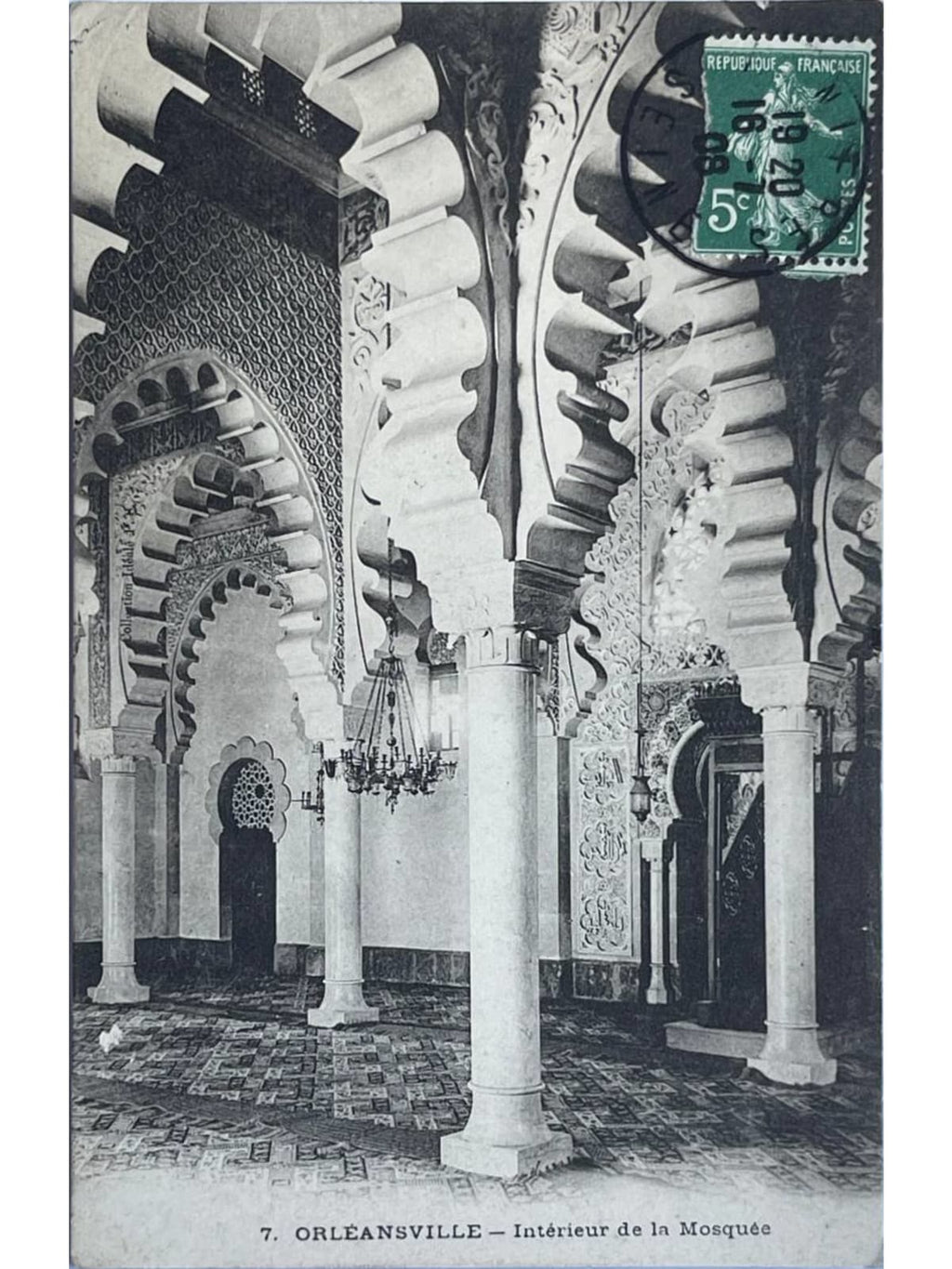 Recto de la carte postale