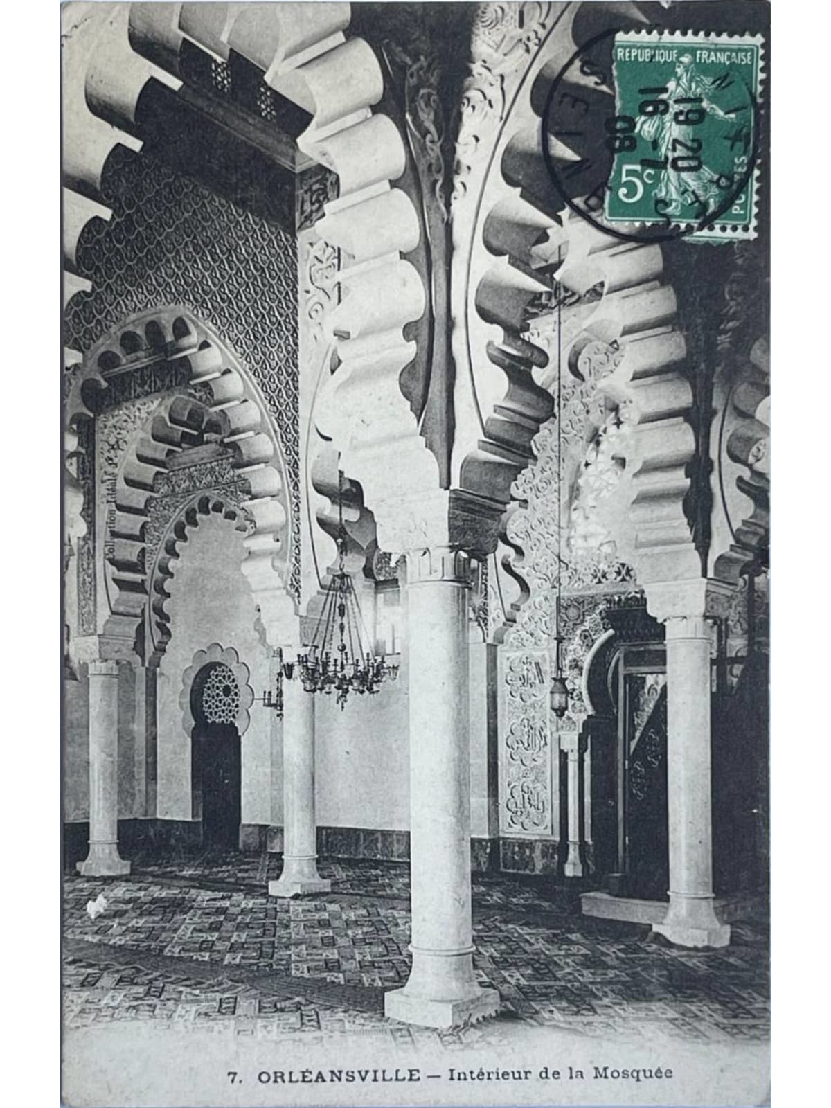 Recto de la carte postale