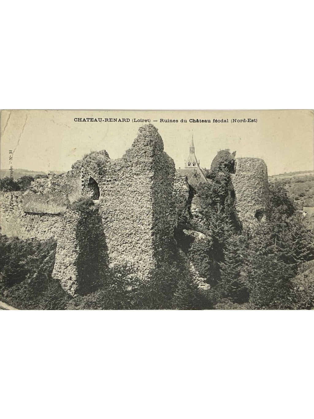 Recto de la carte postale
