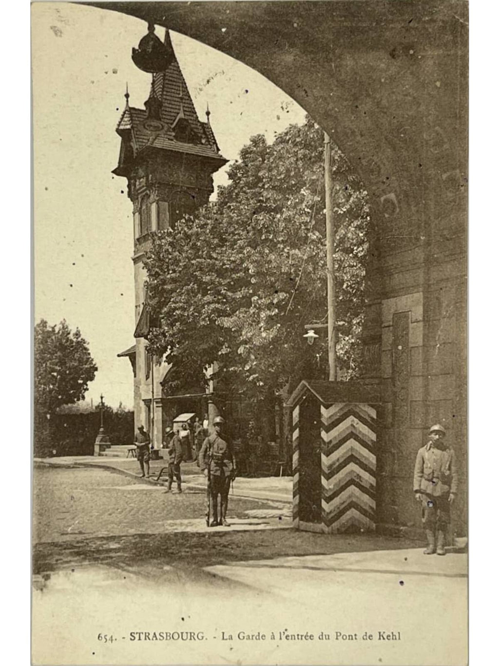 Recto de la carte postale