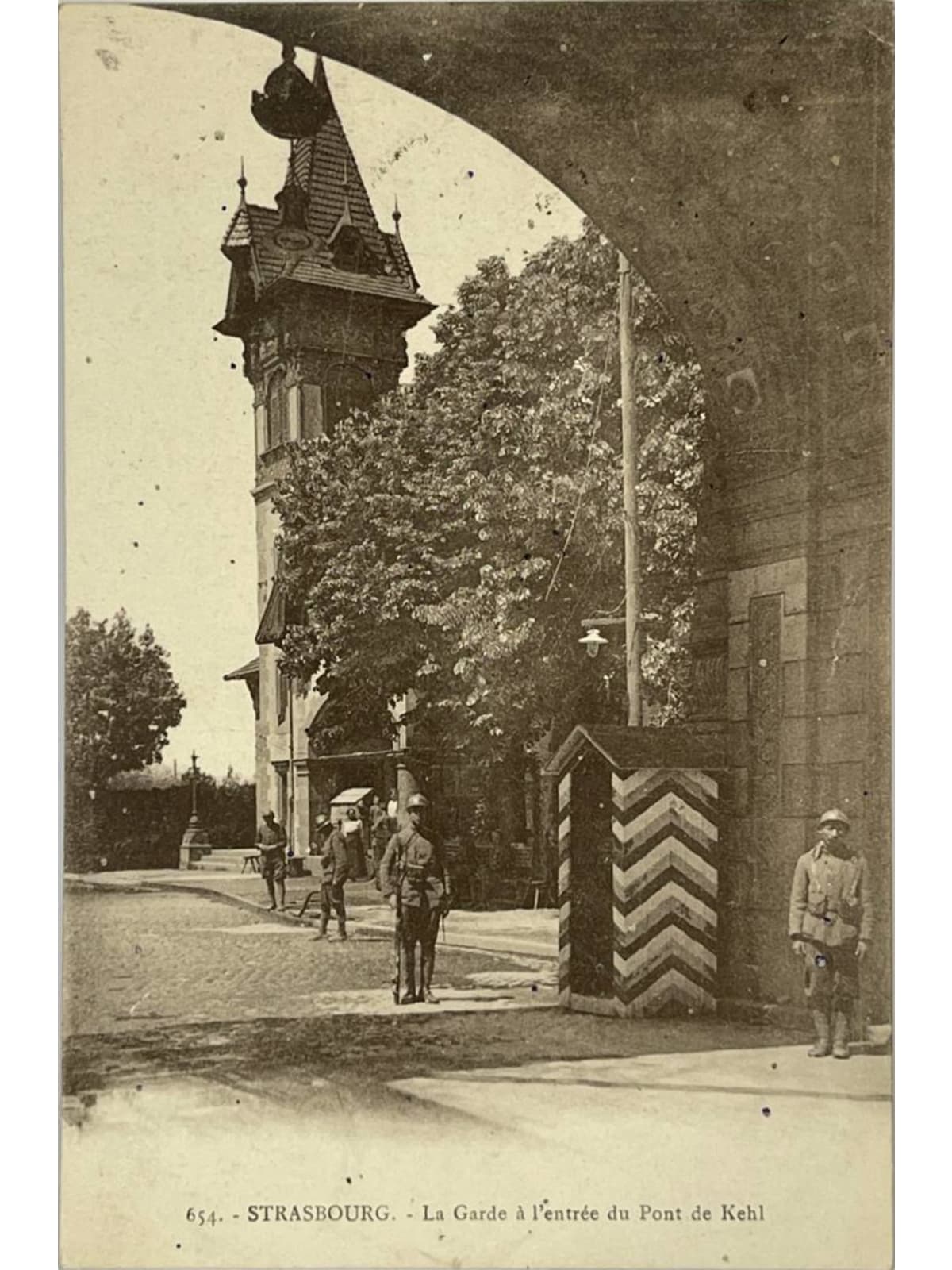 Recto de la carte postale
