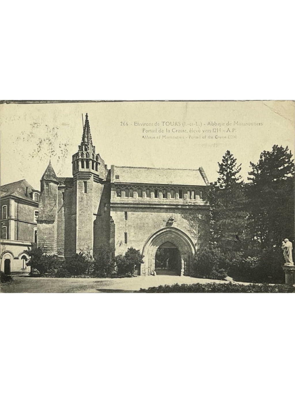 Recto de la carte postale