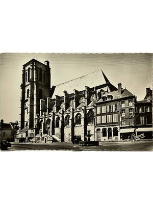 Sézanne (Marne) – Église Saint-Denis – CPA photo véritable