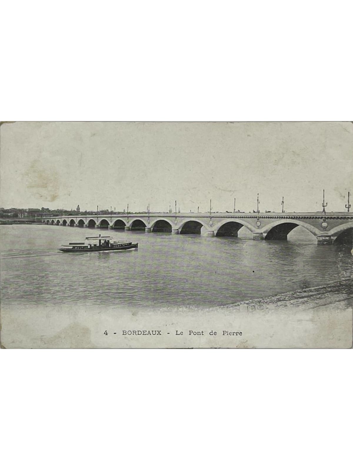Recto de la carte postale