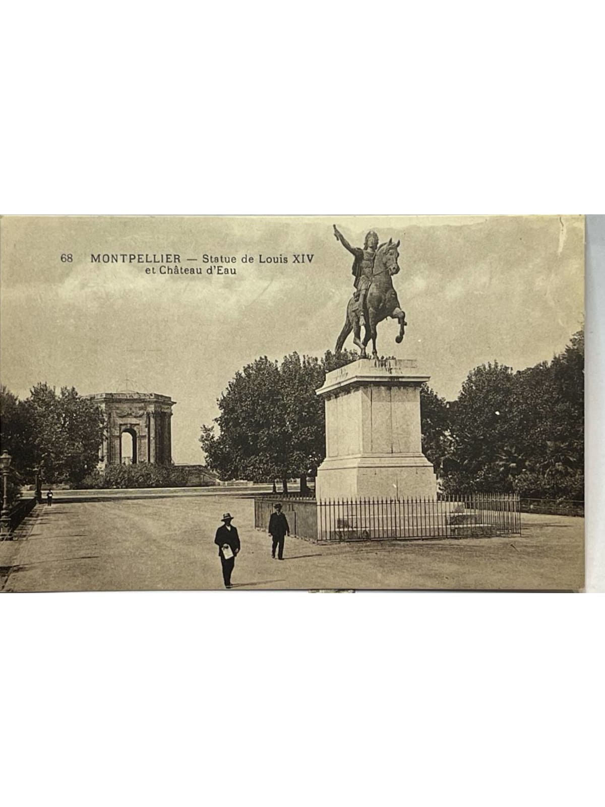Recto de la carte postale