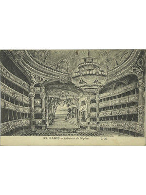 Paris – Intérieur de l’Opéra Garnier – CPA C.M. n° 32