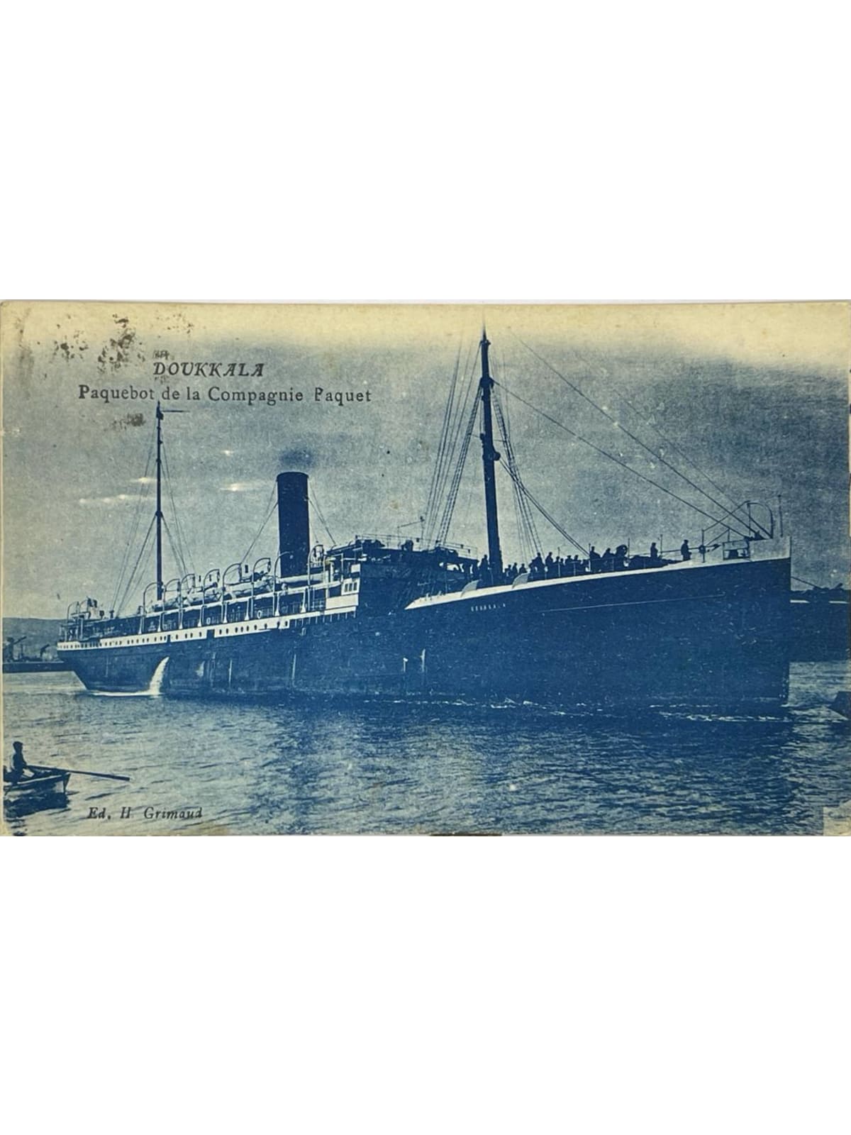 Recto de la carte postale
