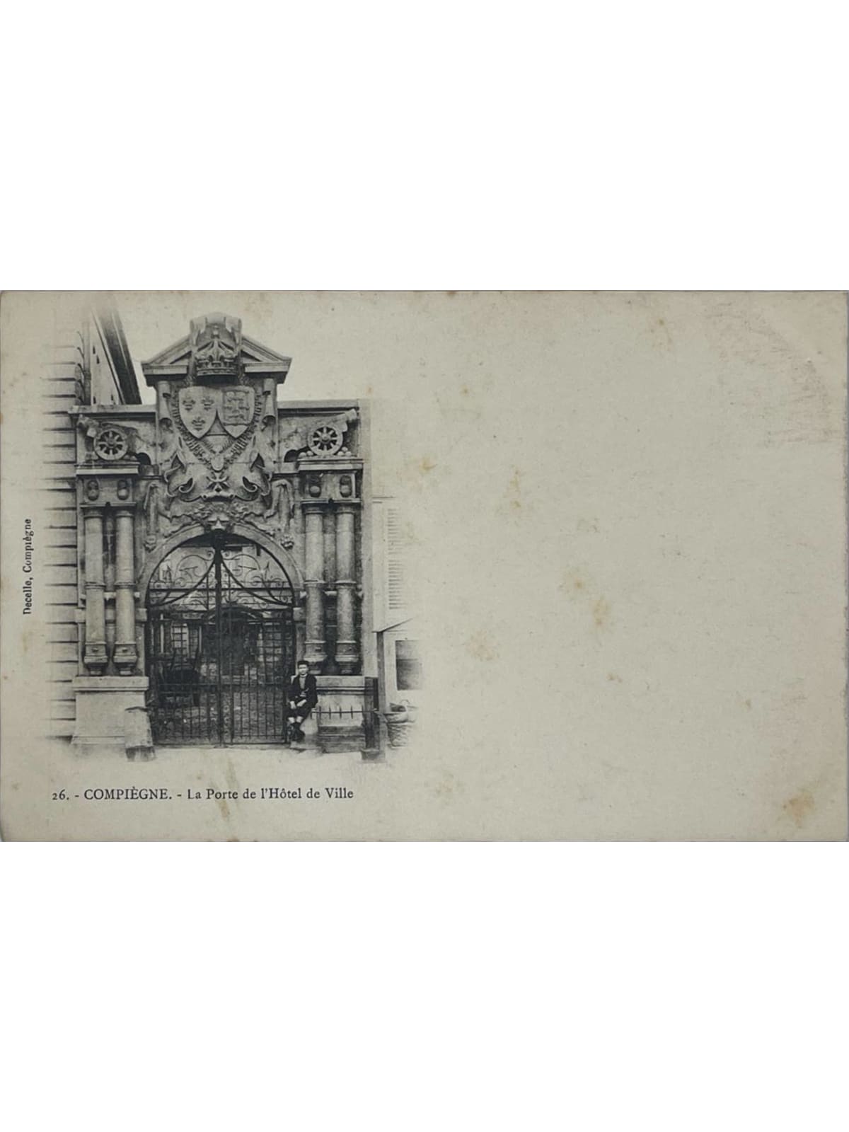 Recto de la carte postale