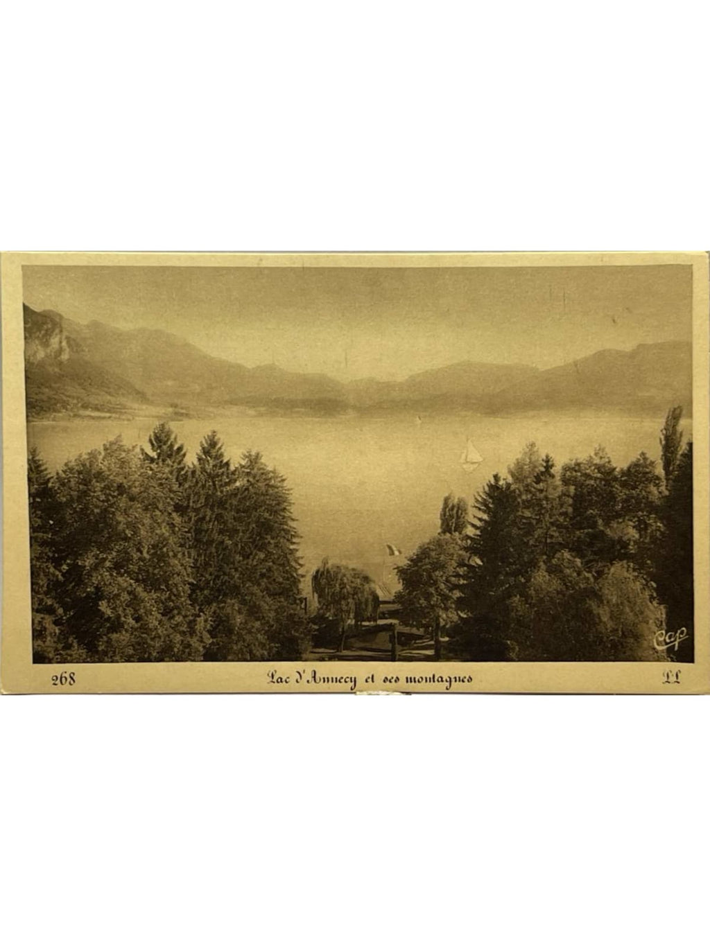 Recto de la carte postale