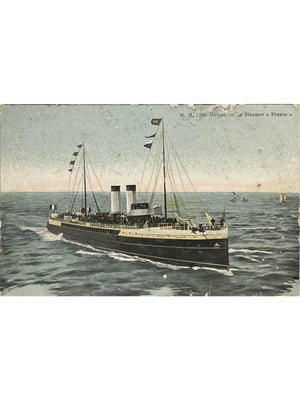 Carte postale – Dieppe – Le steamer « France » – G.M. 1363