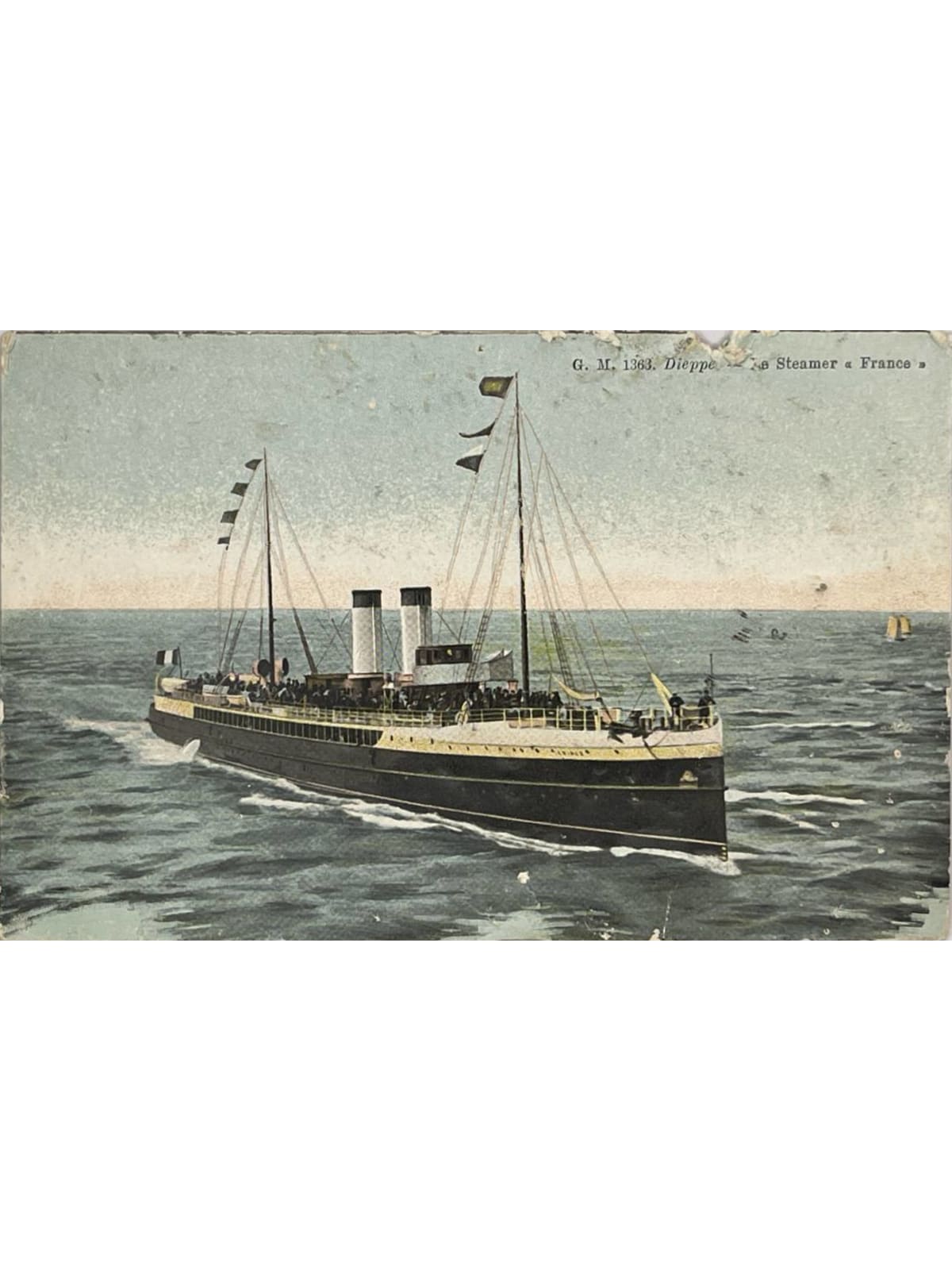 Recto de la carte postale