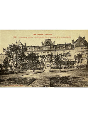 Salies-de-Béarn – Grand Hôtel de France et d'Angleterre – CPA n° 1021