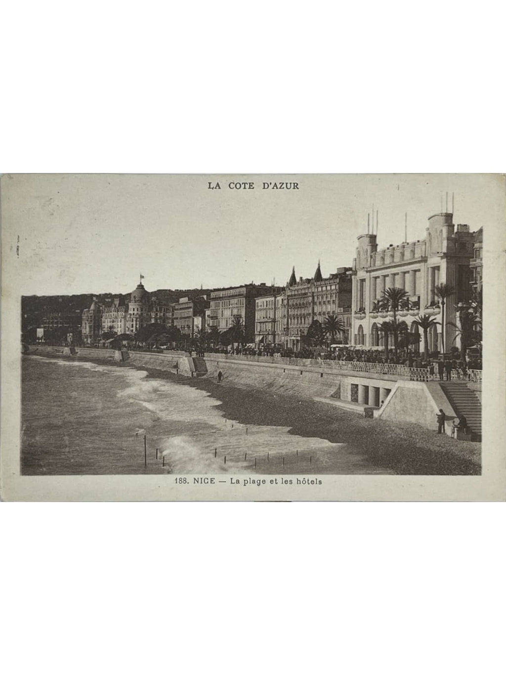 Recto de la carte postale