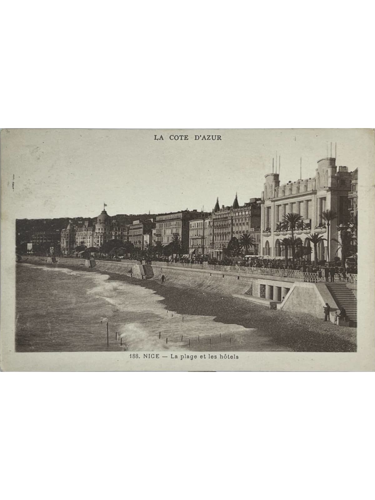 Recto de la carte postale