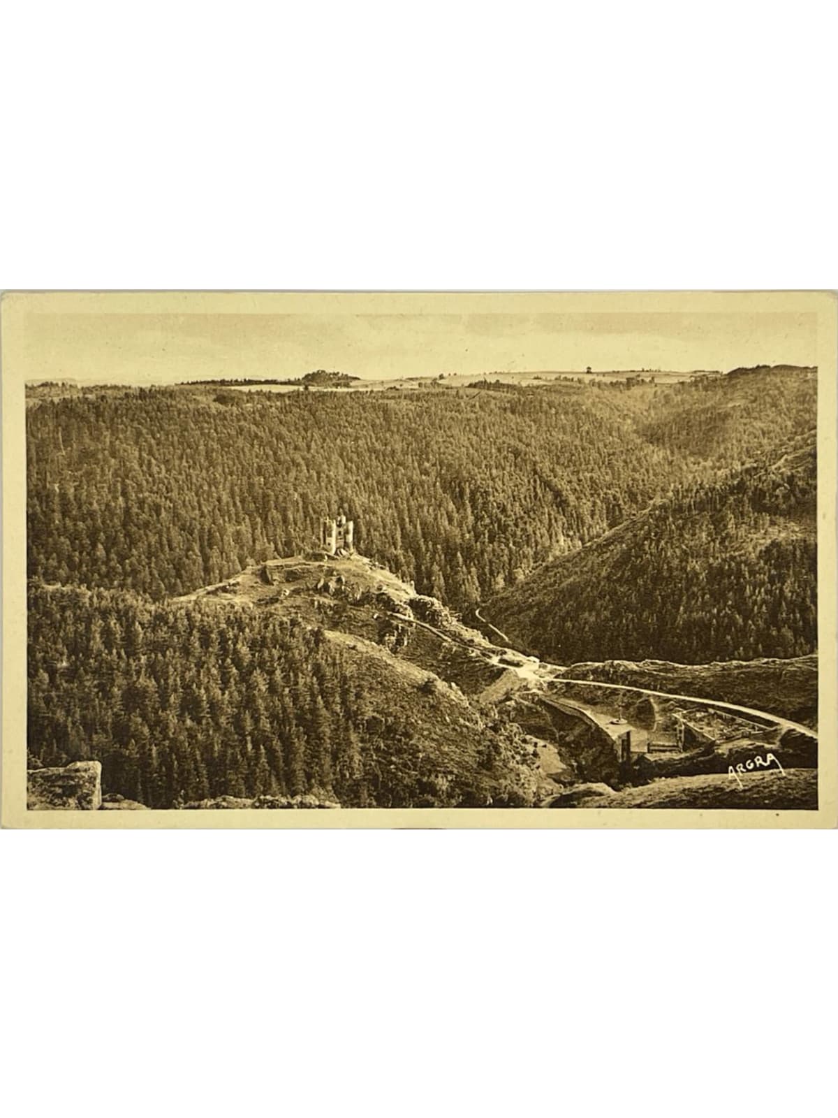 Recto de la carte postale