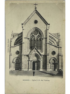 Roanne – Église Notre-Dame-des-Victoires – CPA ancienne