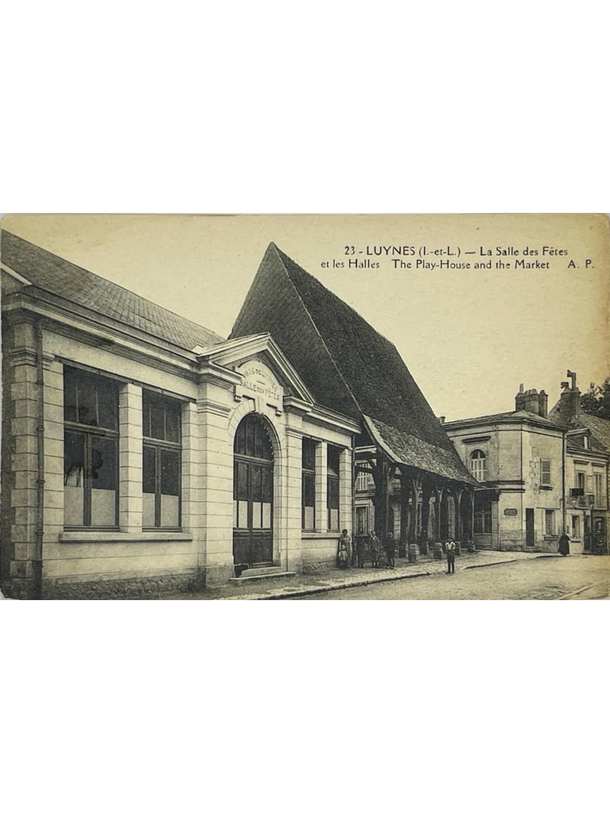 Recto de la carte postale
