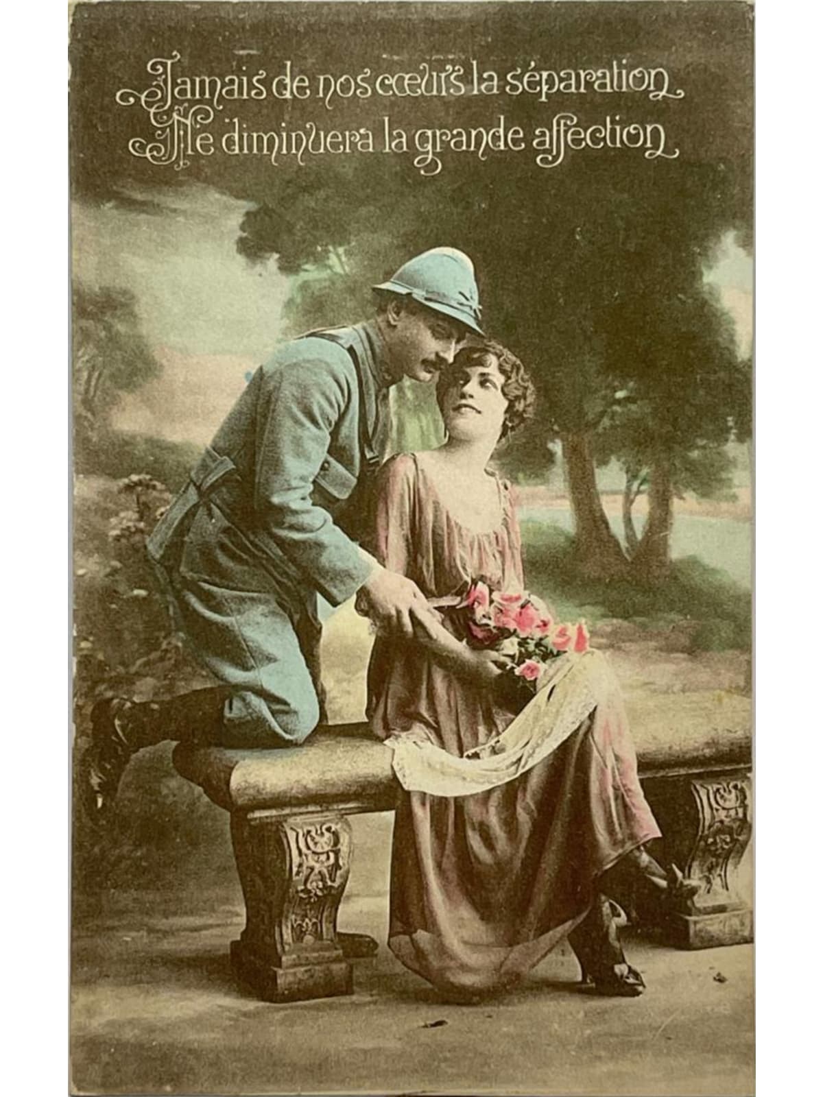 Recto de la carte postale